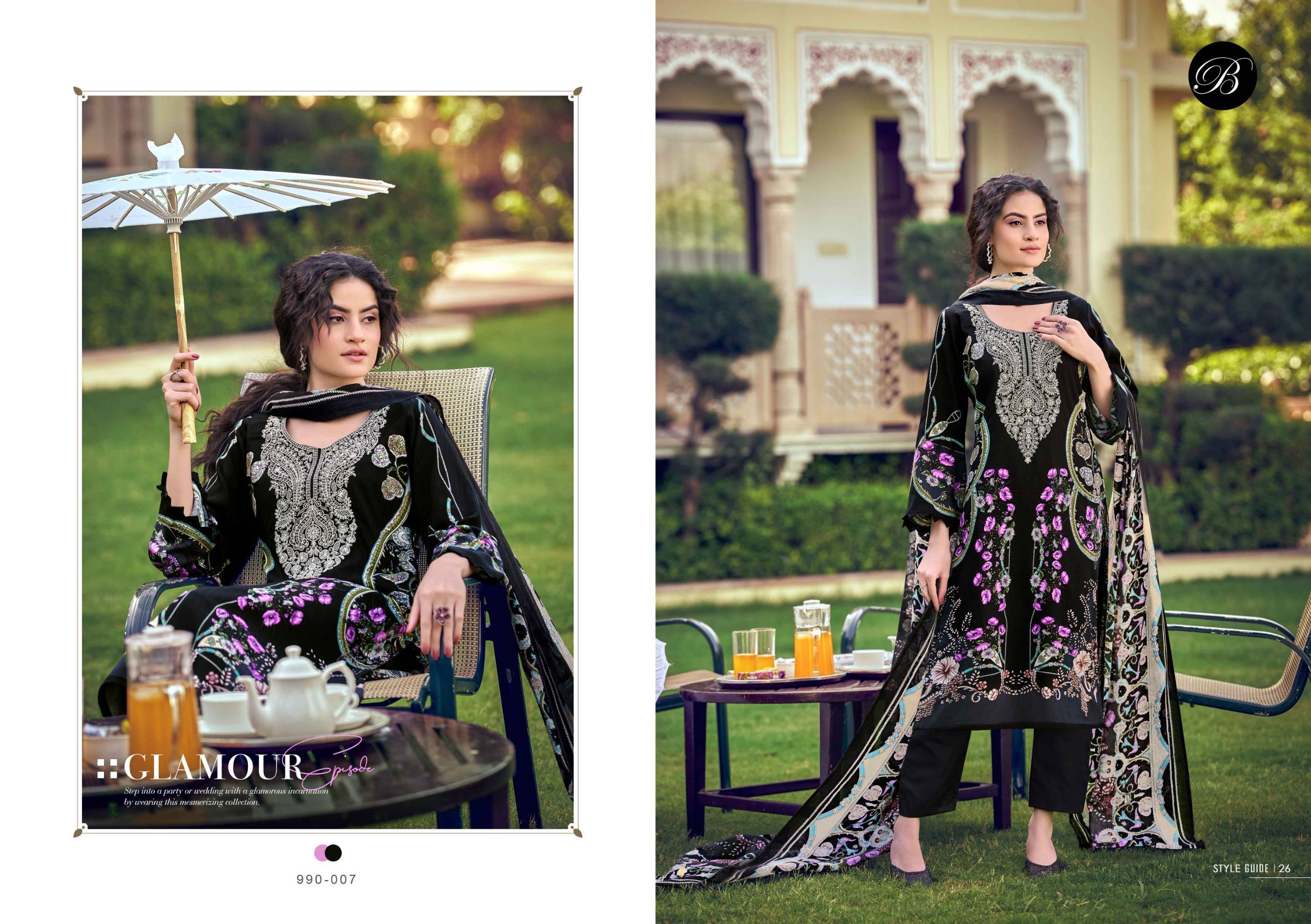 NAIRA VOL-149 By BelliZa DesigNer StuDio 01 To 08 Series Beautiful Pakistani Suits Colorful Stylish Fancy Casual Wear & Ethnic Wear Cotton Embroidered Dresses At Wholesale Price